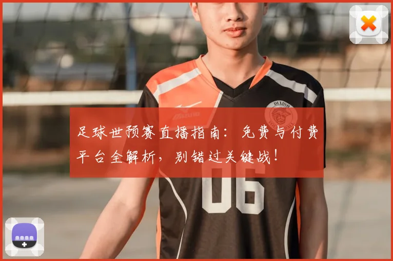 足球世预赛直播指南:免费与付费平台全解析,别错过关键战!